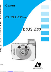 Canon ELPH LT260 IXUS Z50 Anleitung