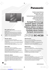 Panasonic SCHC20 Bedienungsanleitung