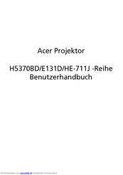 Acer H5370BD Benutzerhandbuch