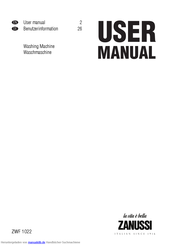 Zanussi ZWF 1022 Benutzerhandbuch