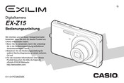 Casio Exilim EX-Z15 Bedienungsanleitung