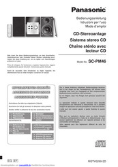 Panasonic SCPM46 Bedienungsanleitung