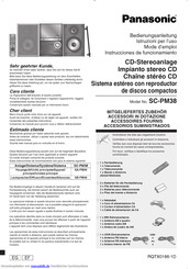 Panasonic SCPM38 Bedienungsanleitung