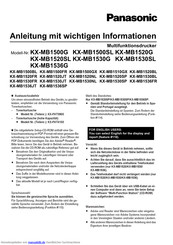 Panasonic KX-MB1536G Bedienungsanleitung