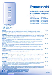 Panasonic WH-UD09CE8 Bedienungsanleitung