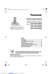 Panasonic KXTG1100G Bedienungsanleitung
