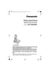 Panasonic KX-TG8200SL Bedienungsanleitung