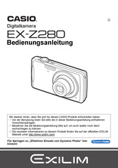 Casio EX-Z280 Bedienungsanleitung