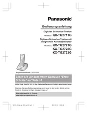 Panasonic KX-TG2723G Bedienungsanleitung