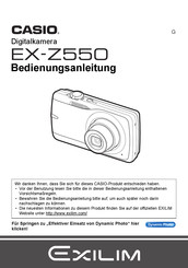 Casio EX-Z550 Bedienungsanleitung