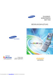 Samsung SGH-T400 Bedienungsanleitung