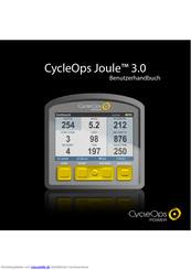 Saris Cycling Group CycleOps Joule 3.0 Benutzerhandbuch