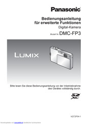 Panasonic DMCFP3 Bedienungsanleitung