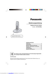 Panasonic KX-TG1070 Bedienungsanleitung