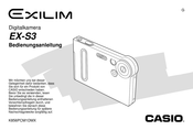 Casio Exilim EX-S3 Bedienungsanleitung