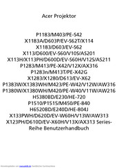 Acer PE-V12W Benutzerhandbuch