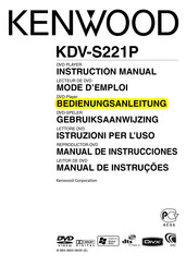 Kenwood KDV-S221P Bedienungsanleitung