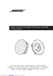 Bose Virtually Invisible 791 series II Bedienungsanleitung