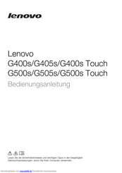 Lenovo G500s Touch Bedienungsanleitung