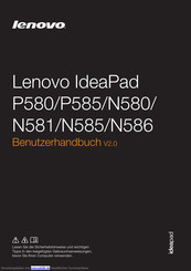 Lenovo IdeaPad P580 Benutzerhandbuch