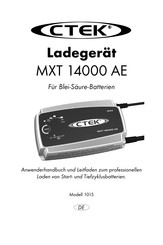 CTEK MXT 14000 AE Anwenderhandbuch