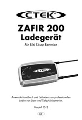 CTEK ZAFIR 200 Anwenderhandbuch