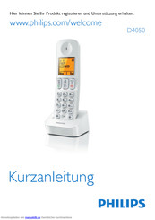 Philips D4050 Kurzanleitung