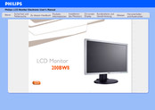 Philips LCD Monitor 200BW8 Benutzerhandbuch