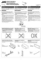 JVC KD-BT11 Installationsanleitung