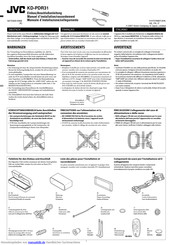 JVC KD-PDR31 Installationsanleitung