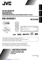 JVC KD-SHX851 Bedienungsanleitung