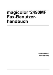 Konica Minolta magicolor 2490MF Benutzerhandbuch