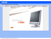 Philips LCD Monitor 170B5 Benutzerhandbuch