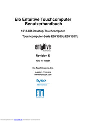 Elo TouchSystems ESY1525L-8UWA-1-CE Benutzerhandbuch