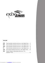 Exido Alu line 243-030 Anleitung