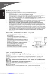 Acer G195WV Handbuch