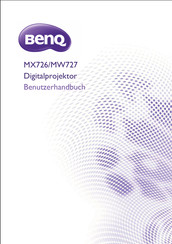 BenQ MX726 Benutzerhandbuch