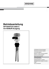 KROHNE OPTISWITCH 3000C Betriebsanleitung