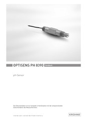 KROHNE OPTISENS PH 8390 Handbuch