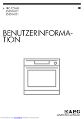 AEG PRO COMBI BS8304021 Benutzerinformation