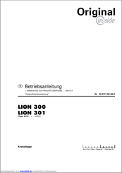 Pottinger LION 301 Betriebsanleitung