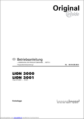 Pottinger LION 3001 Betriebsanleitung