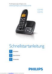 Philips CD195 Schnellstartanleitung