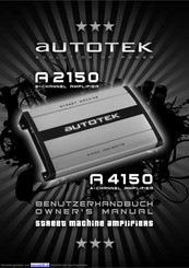 Autotek A4150 Benutzerhandbuch