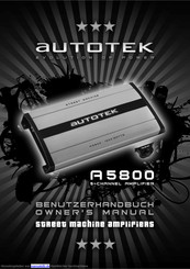 Autotek A55800 Benutzerhandbuch