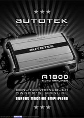 Autotek A1800 Benutzerhandbuch
