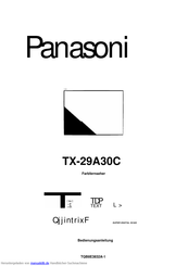 Panasonic TX-29A30C Bedienungsanleitung