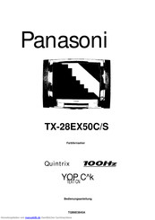 Panasonic TX-28EX50C/S Bedienungsanleitung