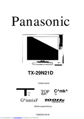 Panasonic TX-29N21D Bedienungsanleitung