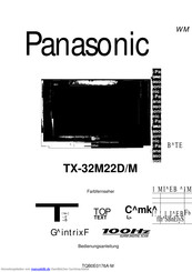 Panasonic TX-32M22D Bedienungsanleitung